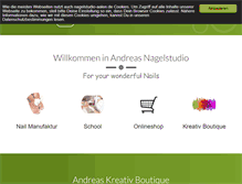 Tablet Screenshot of nagelstudio-aalen.de